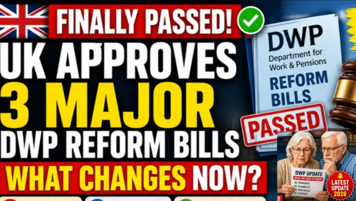 UK Approves 3 Major DWP Reform Bills