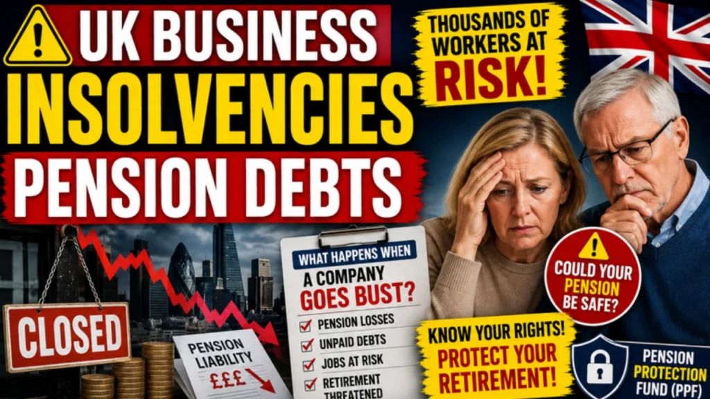 UK Business Insolvencies and Pension Debt Crisis
