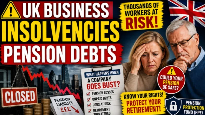 UK Business Insolvencies and Pension Debt Crisis