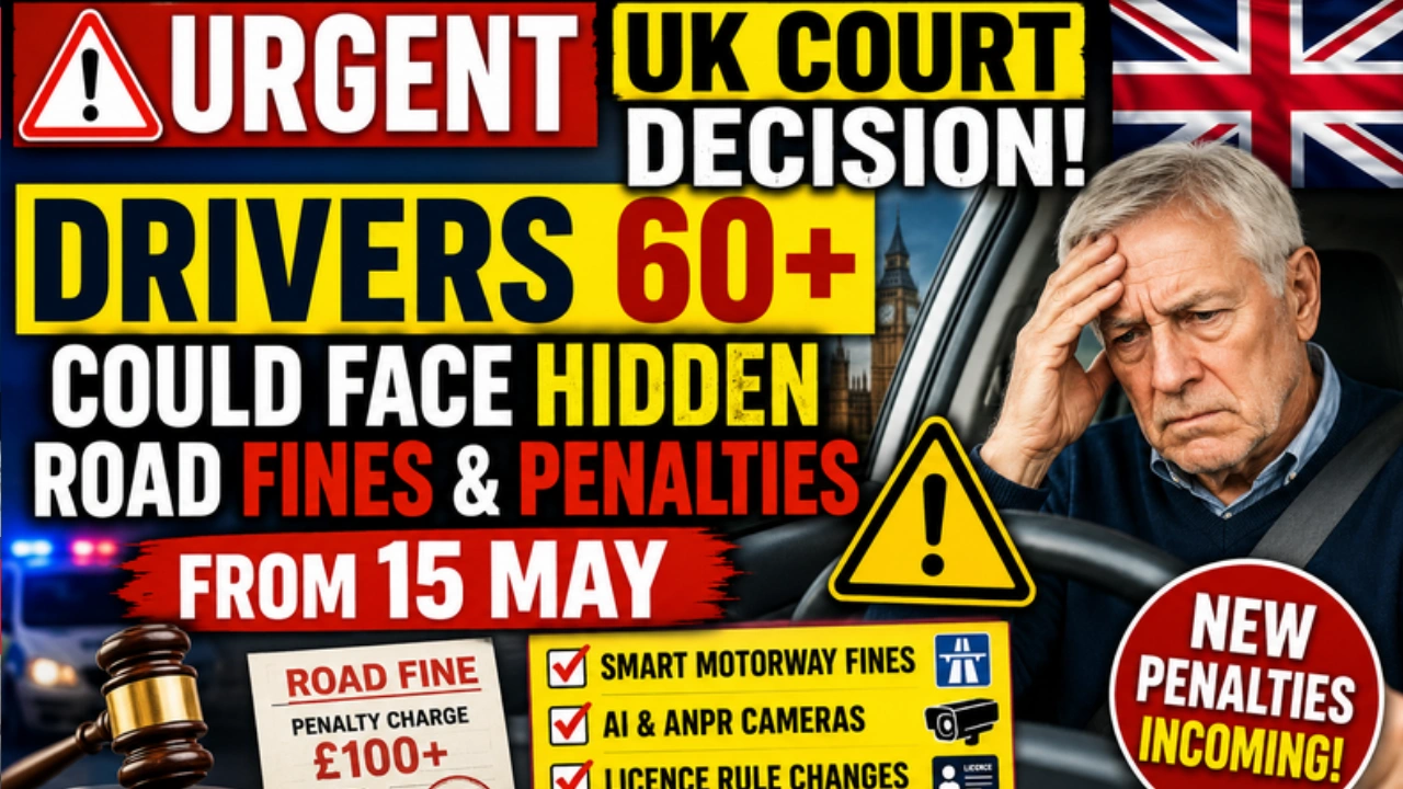 URGENT UK COURT DECISION! Drivers 60+ Could Face Hidden Road Fines & Penalties from 15 May