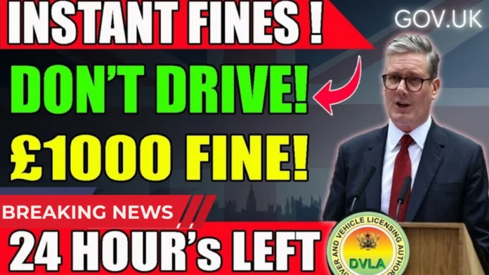 UK Drivers ALERT New Law Starts in 24 Hours – Police Can Fine You Instantly