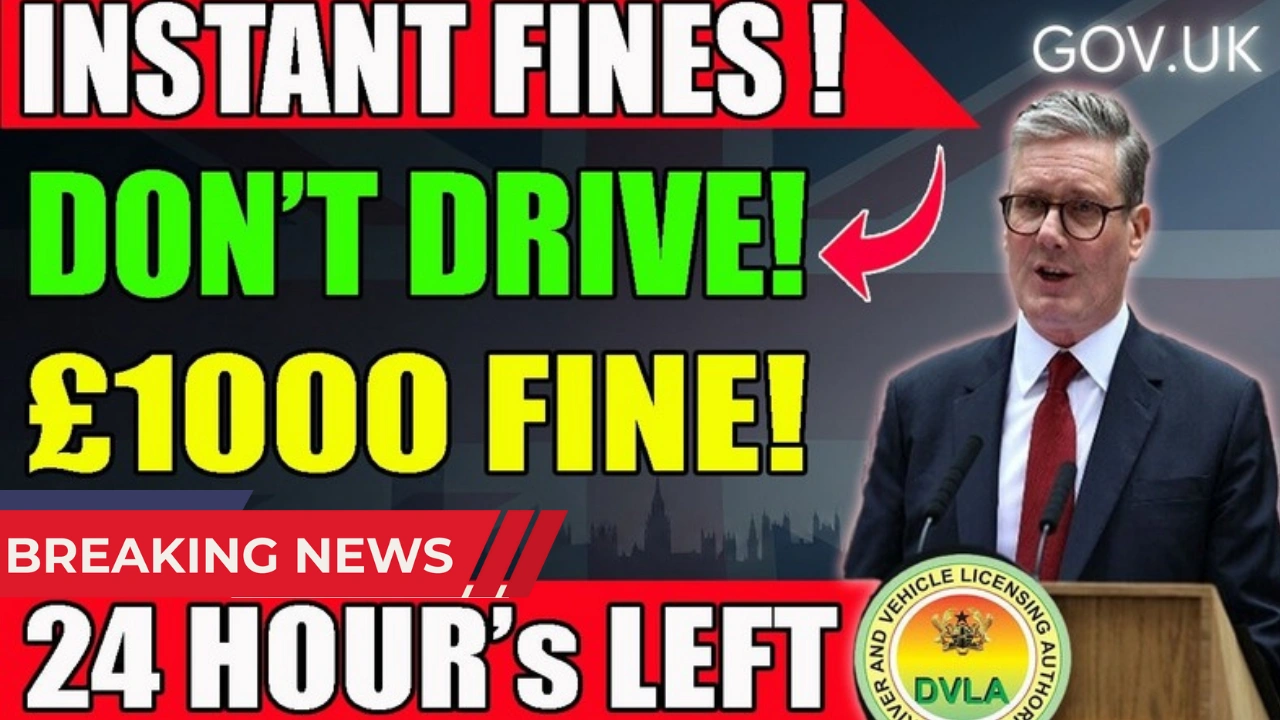 UK Drivers ALERT New Law Starts in 24 Hours – Police Can Fine You Instantly
