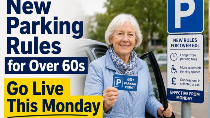 New Parking Rules for Over 60s Go Live This Monday