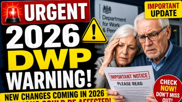 Urgent 2026 DWP Warning