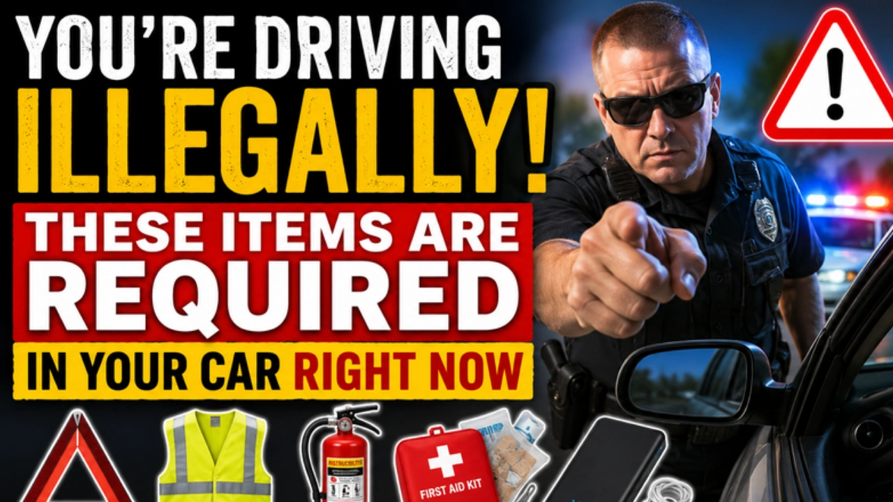 You're Driving ILLEGALLY! | These Items Are REQUIRED in Your Car RIGHT NOW