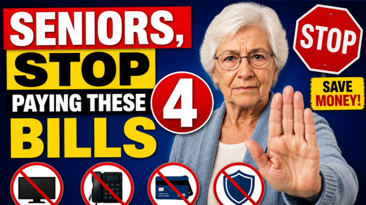 Seniors, Stop Paying These 4 Bills