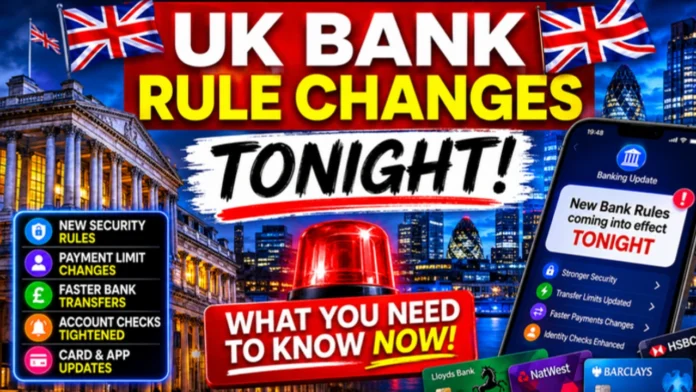 UK Bank Rule Changes TONIGHT