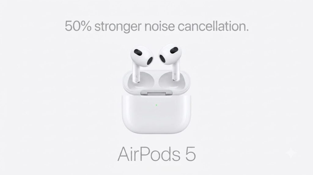 Apple AirPods 5 Noise Cancellation