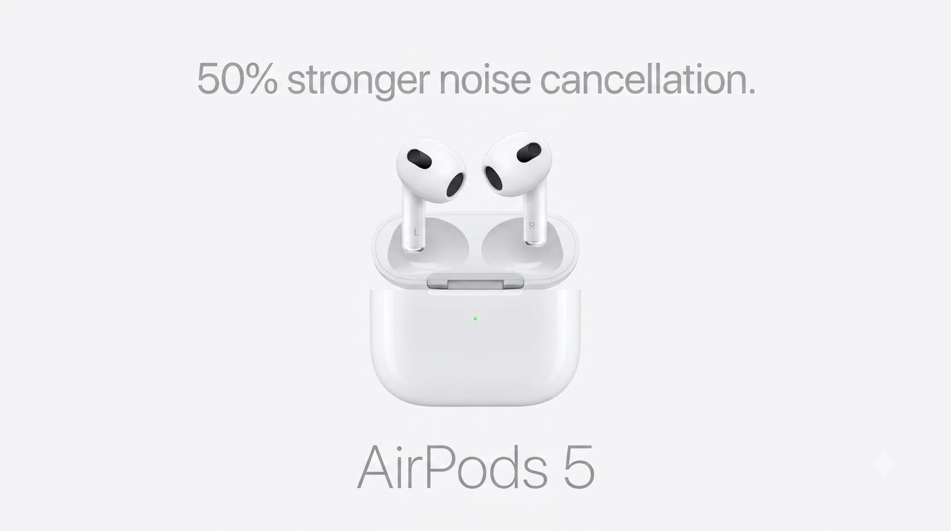 Apple AirPods 5 Noise Cancellation